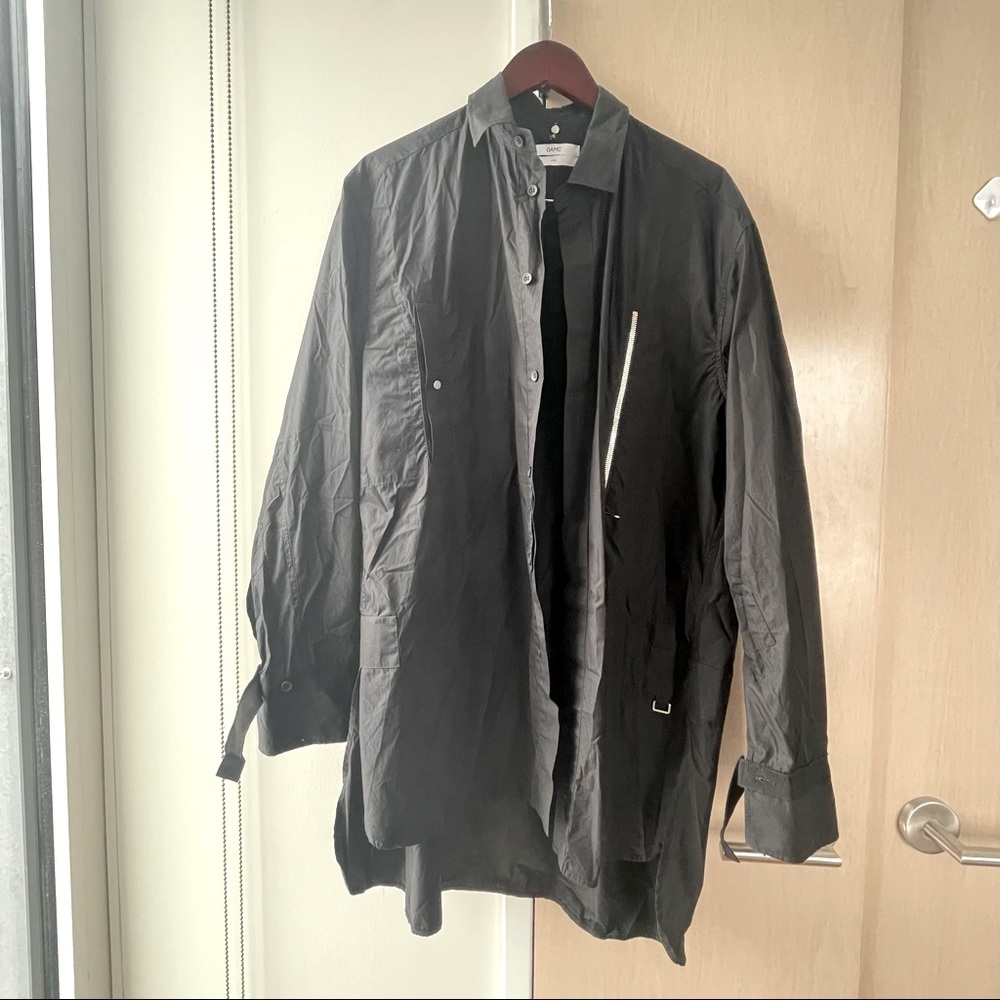 EXCLUSIVE OAMC Overshirt Long Button-Up Black L Mens/UNISEX 10/10